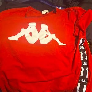 Kappa large shirt in red